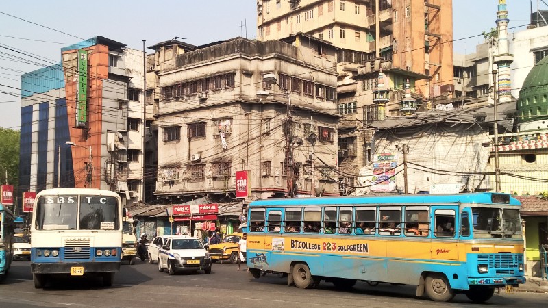 A busy Indian street