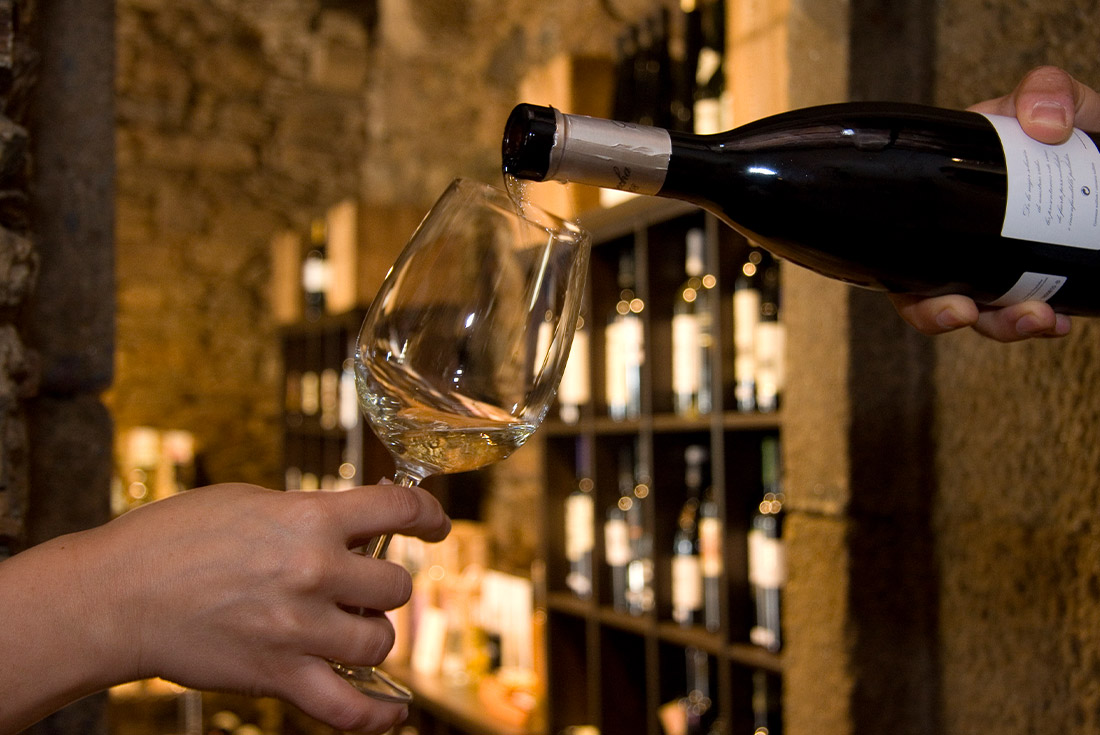 Enjoying a wine tasting at one of the many wineries in Spain