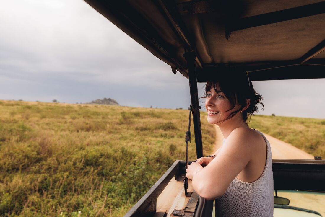 Looking out across Serengeti National Park