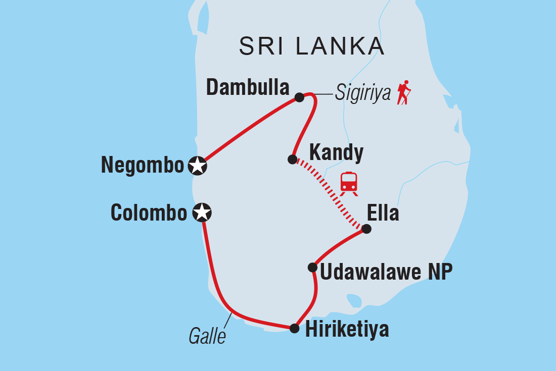 Map of Essential Sri Lanka including Sri Lanka