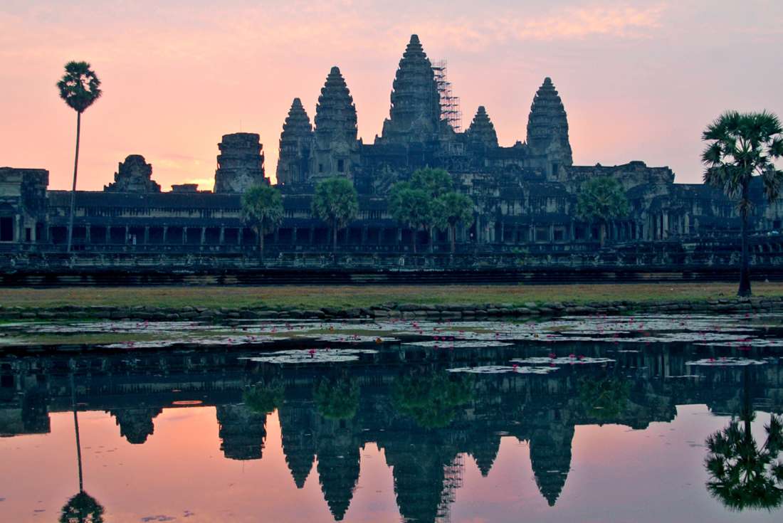cambodia ankor wat sunrise