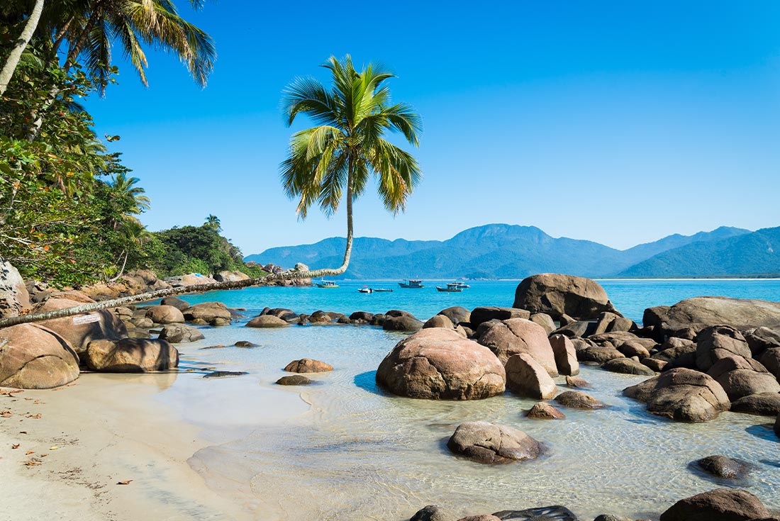 Beach in Ilha Grande, Rio de Janiero, Brazil