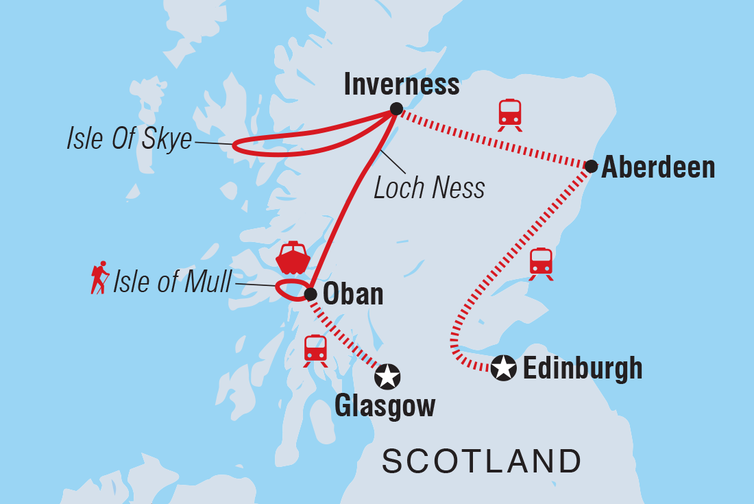 Map of Essential Scotland including United Kingdom