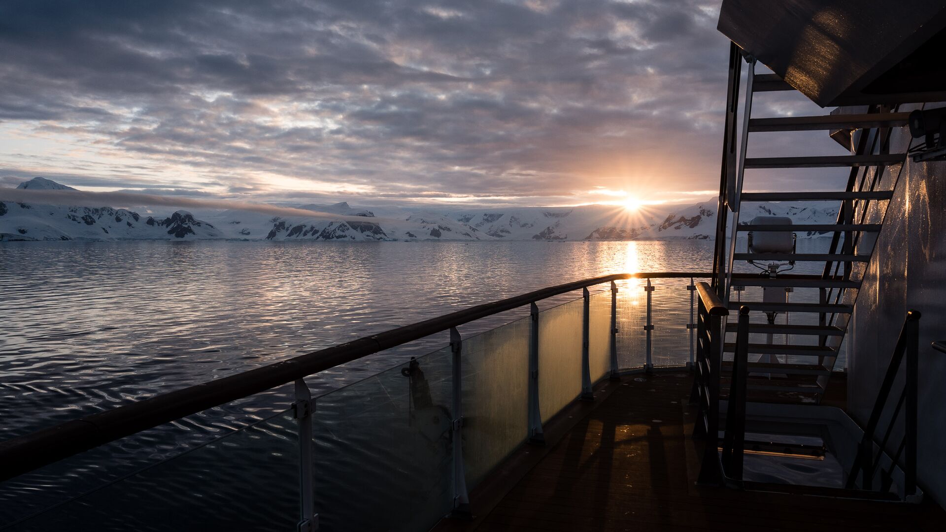 Ocean Victory Ship's Outside deck