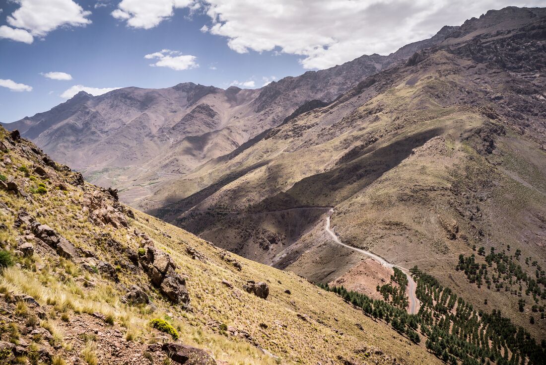 High Atlas Mountainscape in Morocco