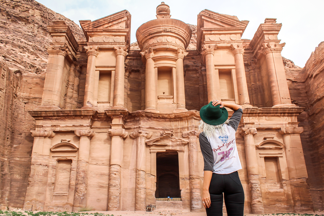 Jordan Petra traveller behind